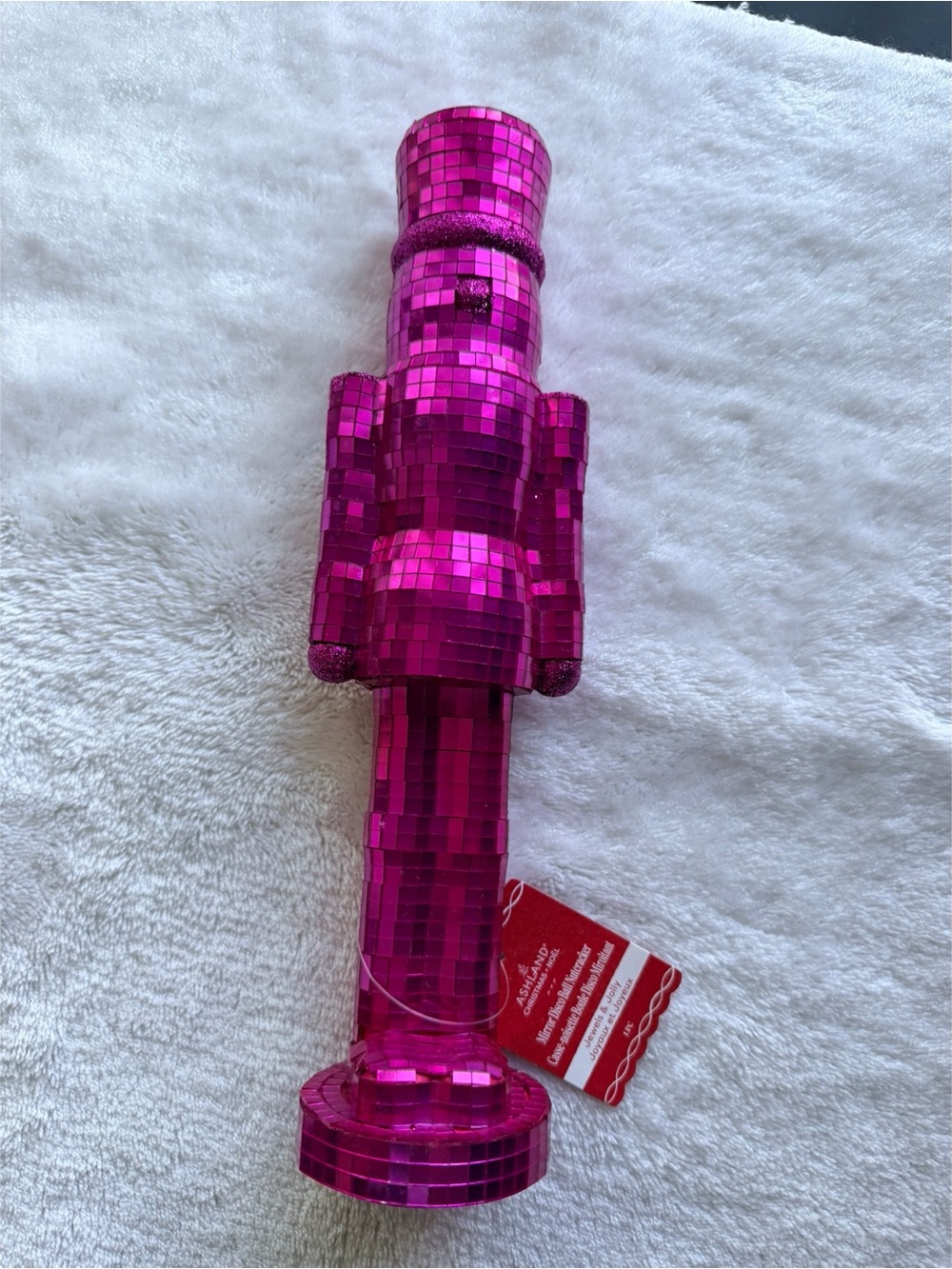 Ashland Hot Pink Disco Ball Nutcracker Party Decoration